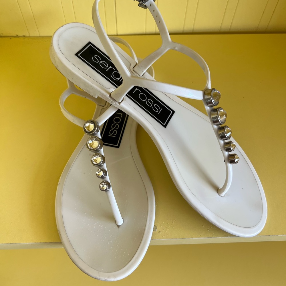Sergio Rossi jelly sandals